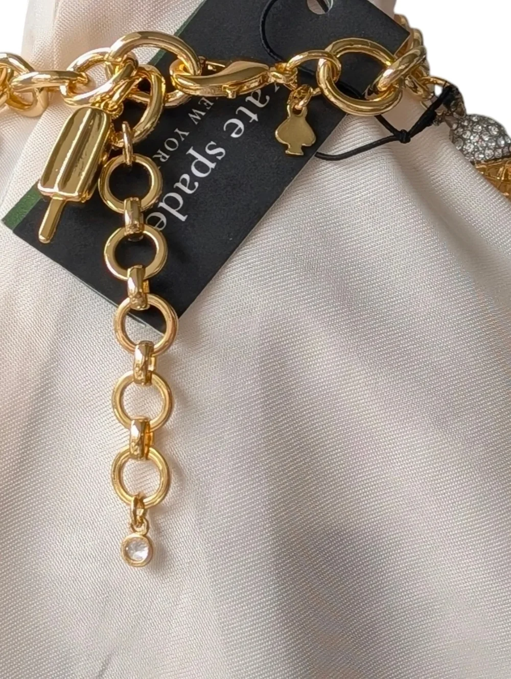 New NWT Kate Spade ♠️ Fast Food Charm Bracelet - Picture 8 of 13